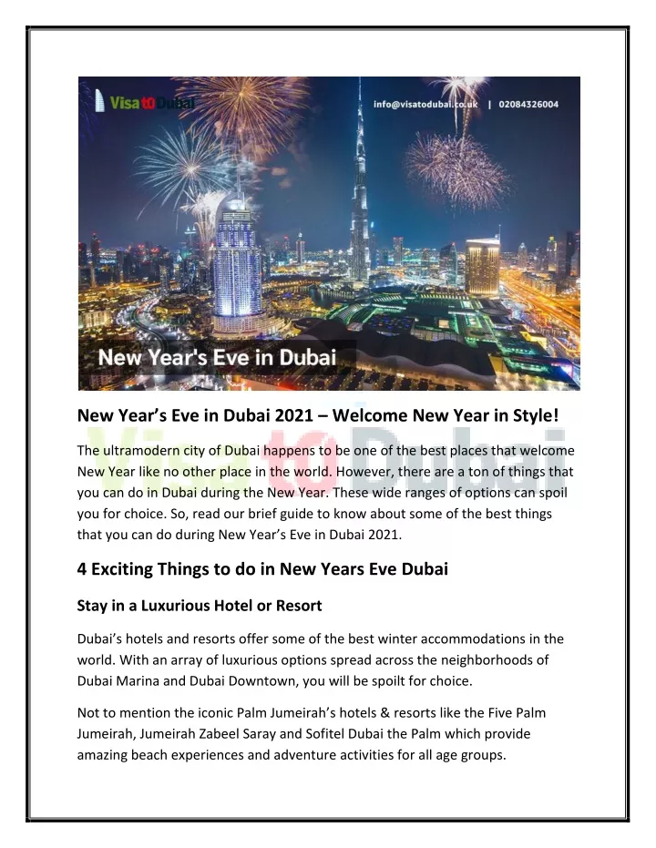 new year s eve in dubai 2021 welcome new year
