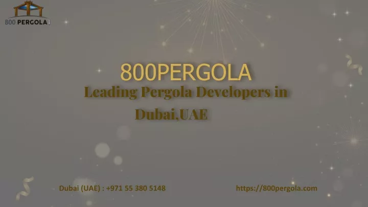 800pergola leading pergola developers in dubai uae