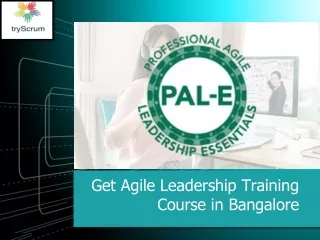 Get Agile Leadership Training Course in Bangalore