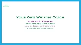 find a ghostwriter Long Beach, NY | Eloquent Ghostwriting