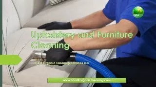 Furniture and Upholstery Cleaning, N & K Organic Cleaning Services LLC