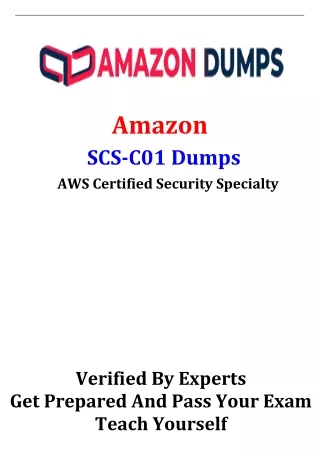 amazon scs c01 dumps