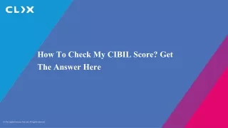 how to check my cibil score get the answer here