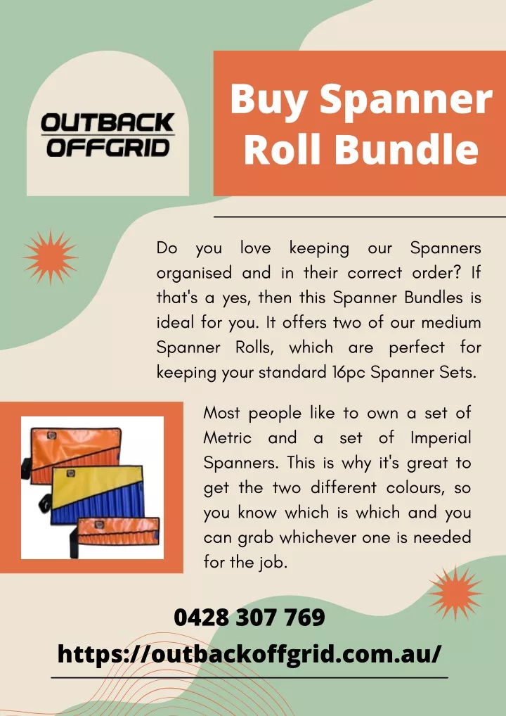 buy spanner roll bundle