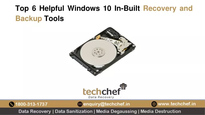 top 6 helpful windows 10 in built recovery and backup tools