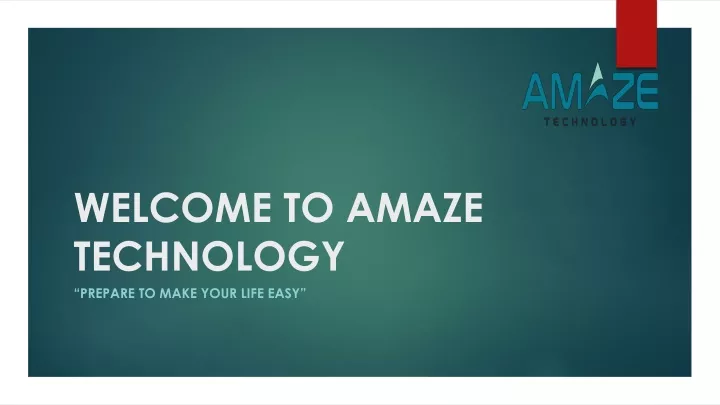 welcome to amaze technology
