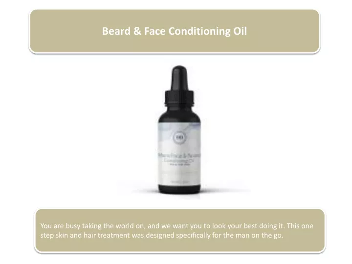 beard face conditioning oil