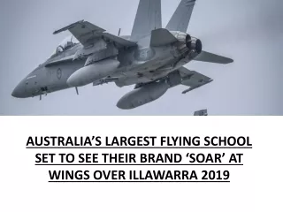 Soar Aviation - Australia’s Largest Flying School