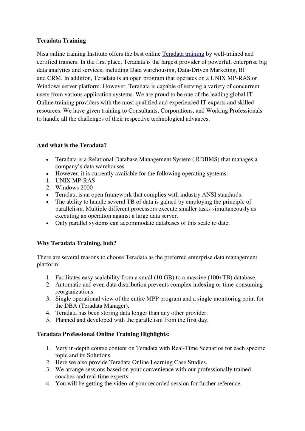 PPT - Teradata Training PowerPoint Presentation, free download - ID ...