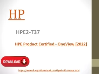Buy Latest HPE2-T37 Question and Answers with Online Test Engine Facility