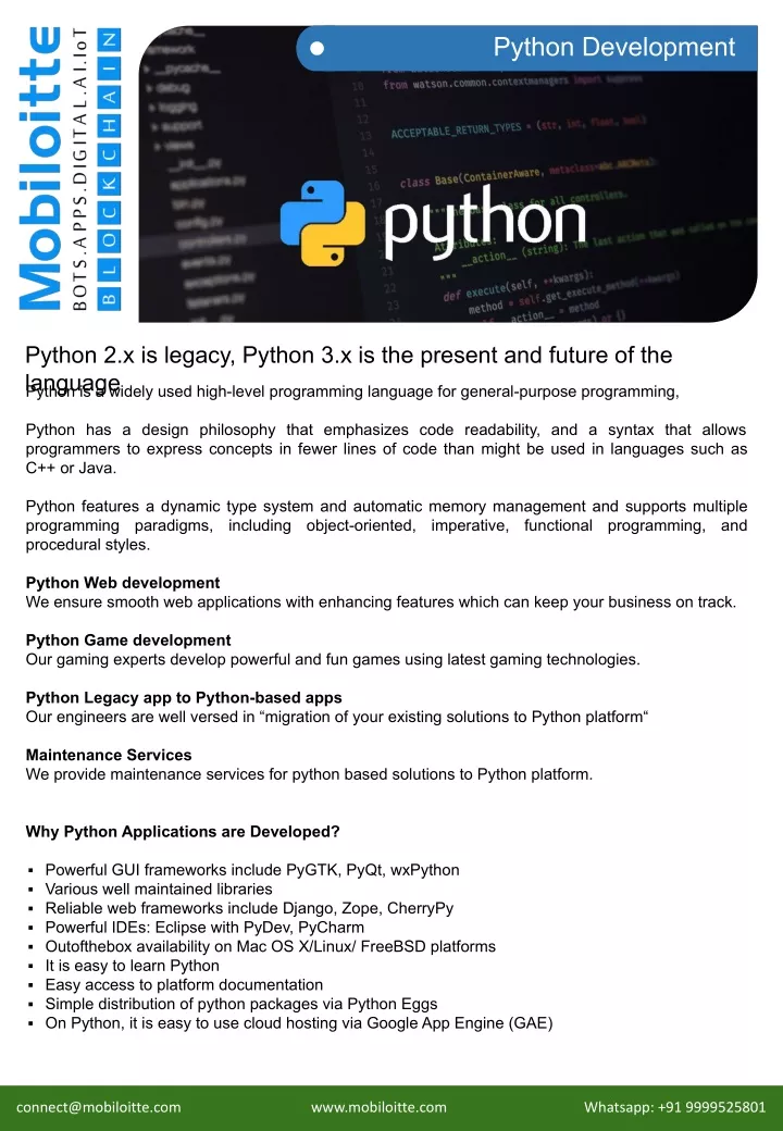 python development