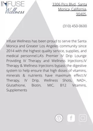 Infuse Wellness Center