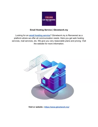 Email Hosting Service _ Gbnetwork