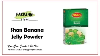 Shan Banana Flavoured Jelly Powder