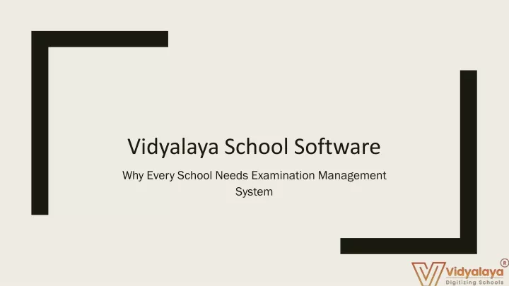 vidyalaya school software