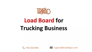 The #1 Load Board Solution for Trucking Business | TruckLogics