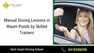 Practical & Advanced Driving Lessons in Oxley and Waurn Ponds