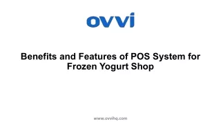 Benefits and Features of POS System for Frozen Yogurt Shop.