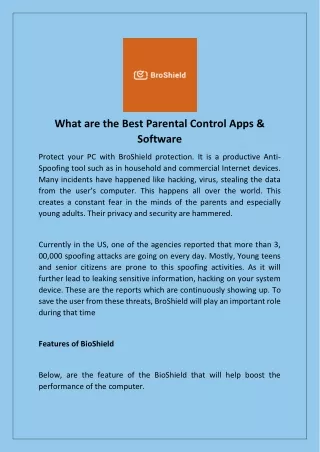 What are the Best Parental Control Apps & Software