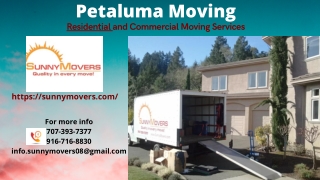 petaluma moving