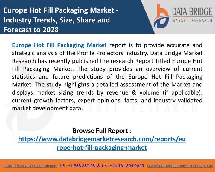 europe hot fill packaging market industry trends