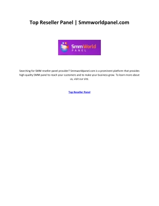 Top Reseller Panel