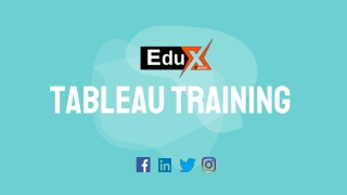 tableau training