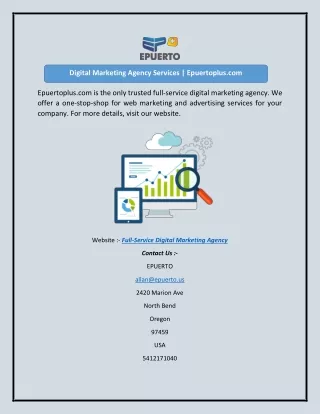 Digital Marketing Agency Services | Epuertoplus.com