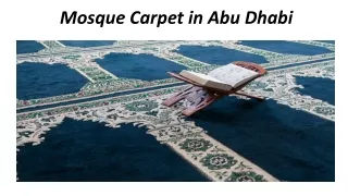 mosque carpet in abu dhabi
