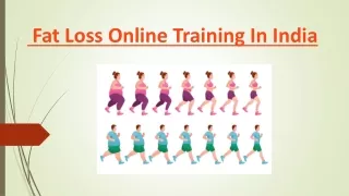 fat loss online training in india