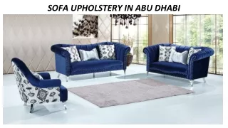 sofa upholstery in abu dhabi