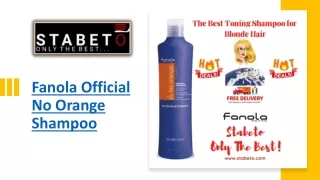 Fanola Official No Orange Shampoo