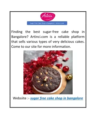 Sugar Free Cake Shop In Bangalore Artinci.com