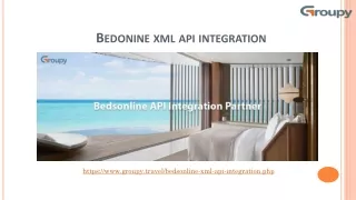 bedonine xml api integration