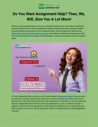 do you want assignment help then we will give