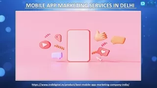 Choose the best company for mobile app marketing services