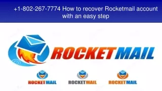 1 802 267 7774 how to recover rocketmail account with an easy step