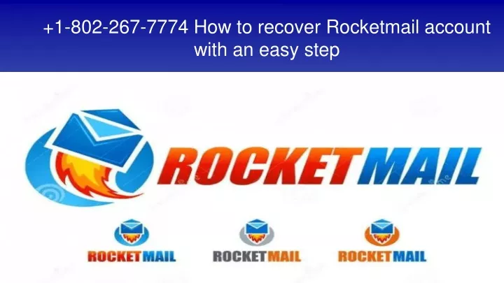 1 802 267 7774 how to recover rocketmail account with an easy step