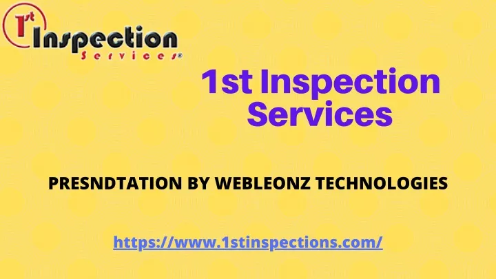 1st inspection services