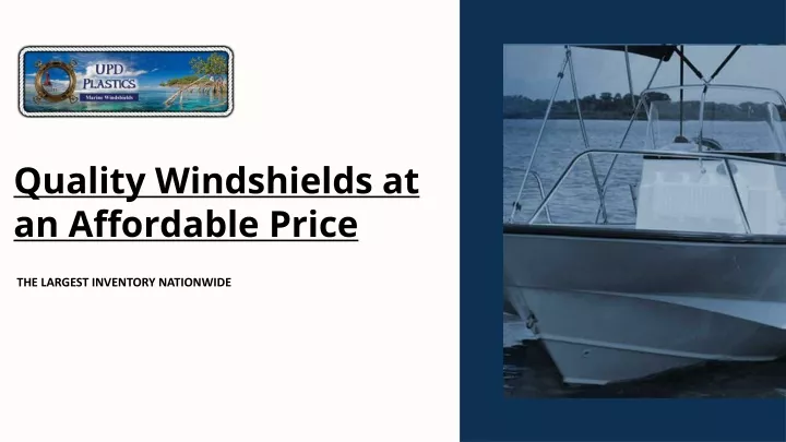 quality windshields at an affordable price