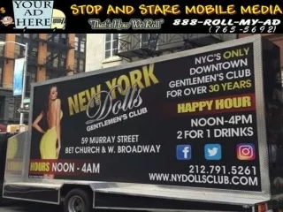 Mobile Truck Advertising NYC