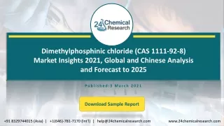 Dimethylphosphinic chloride Market Insights2021,Global&Chinese Analysis&Forecast