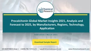 Procalcitonin Global Market Insights 2021, Analysis & Forecast to 2025