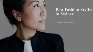 Best Fashion Stylist in Sydney