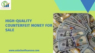 High Quality Undetectable Fake Counterfeit Banknotes