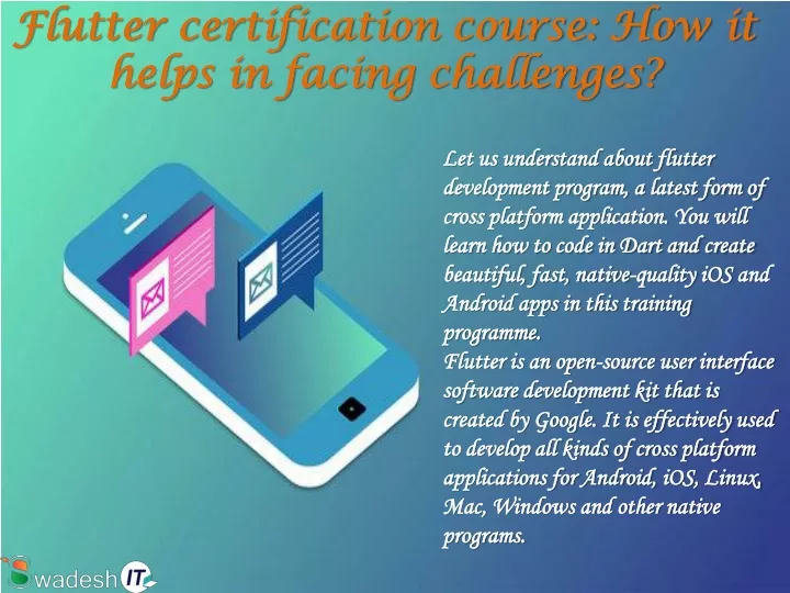 flutter certification course how it helps