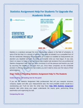 statistics assignment help for students