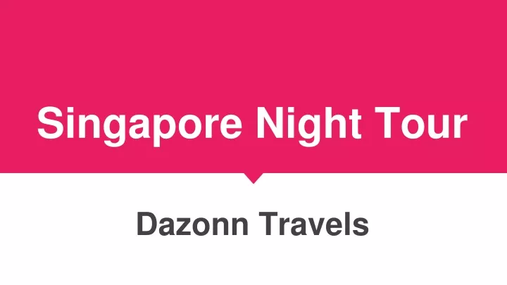 singapore night tour