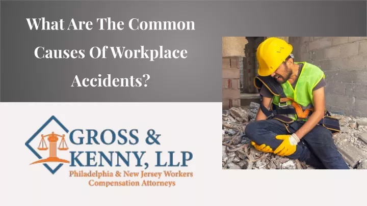 what are the common causes of workplace accidents