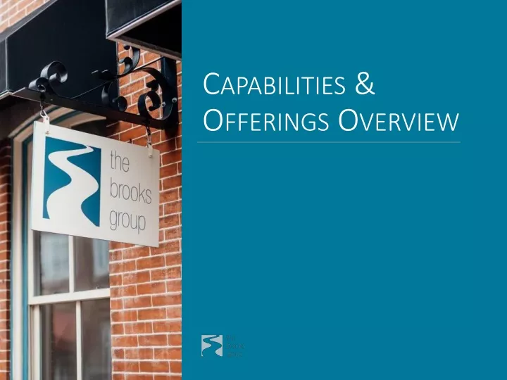 capabilities offerings overview